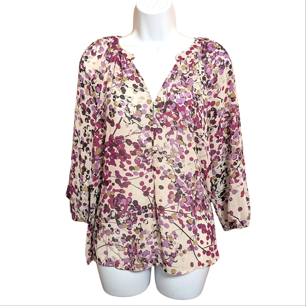 🔴 CLEARANCE   Apt. 9 semi-sheer blouse